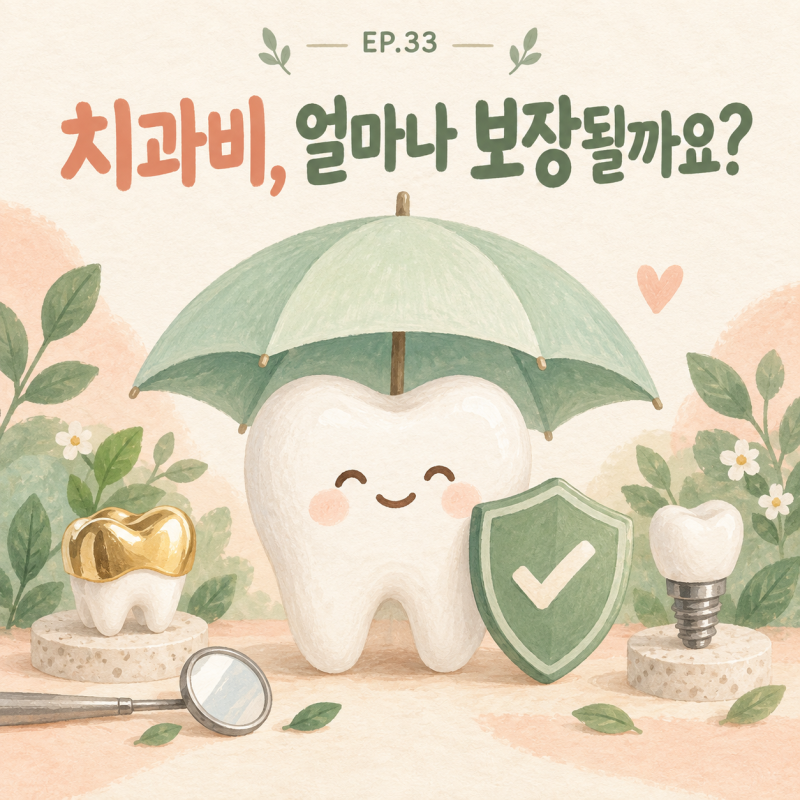 충치 치료는 실손으로 받았는데, 치아보험은 무엇을 보장할까요?