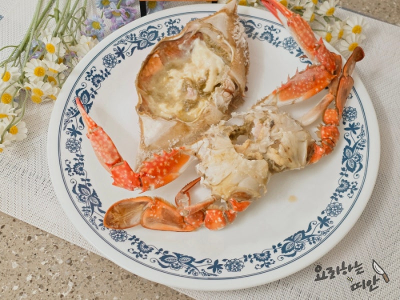 꽃게요리 꽃게 마요네즈 구이 크리미한 꽃게구이