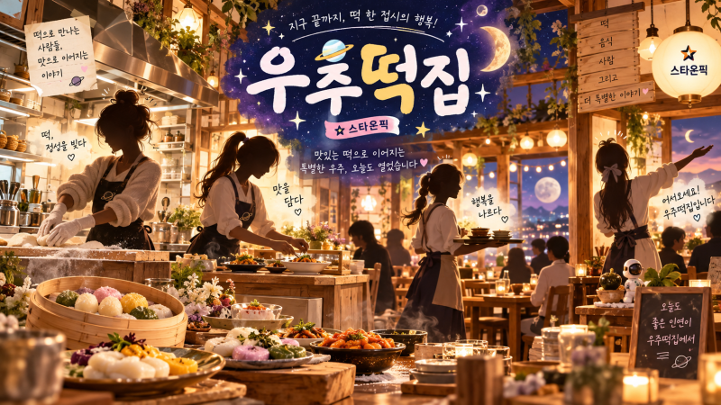 우주떡집 몇 부작? 이은지·미미·이영지·안유진 출연진과 방송시간 정리