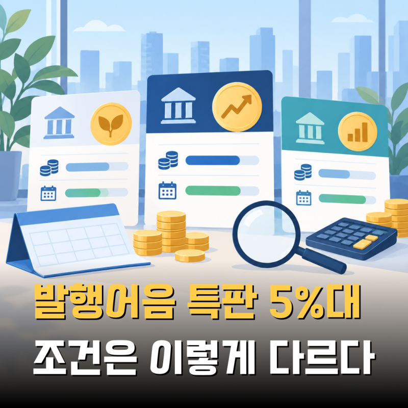 발행어음 특판 5%대, 삼성·키움·한국투자 조건이 이렇게 다르다고?