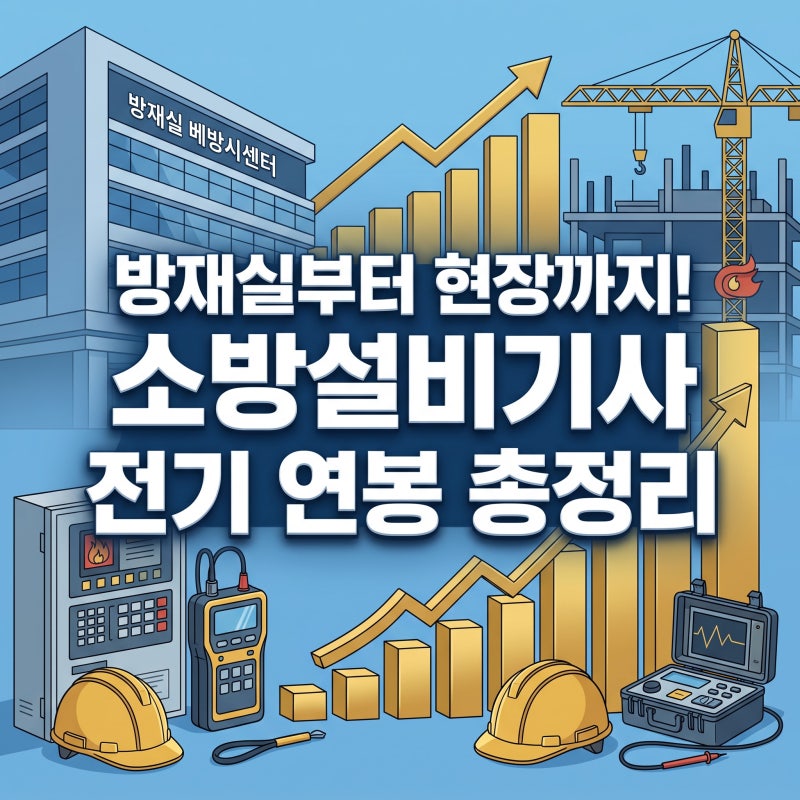 소방전기기사 시설관리 취업과 소방설비기사 전기 경력별 연봉 격차