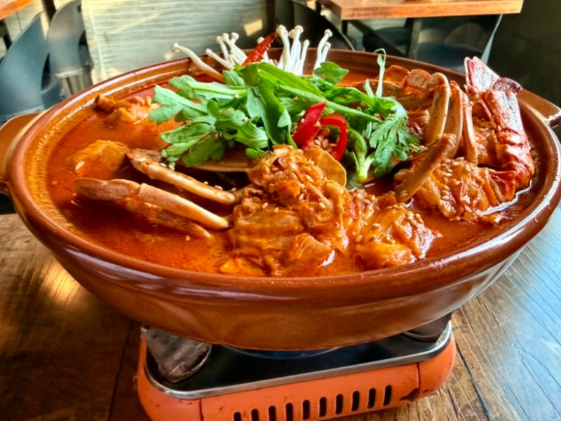 트리플스트리트 맛집 만취로 송도 술집 꽃도리탕 막걸리 맛있는 한식주점