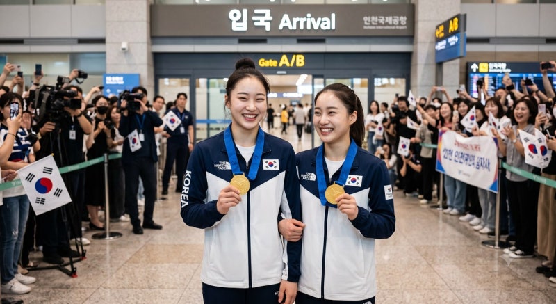 황서현 체조 금메달｜여서정 케미·나고야 경기 결과·귀국 현장 후기 총정리