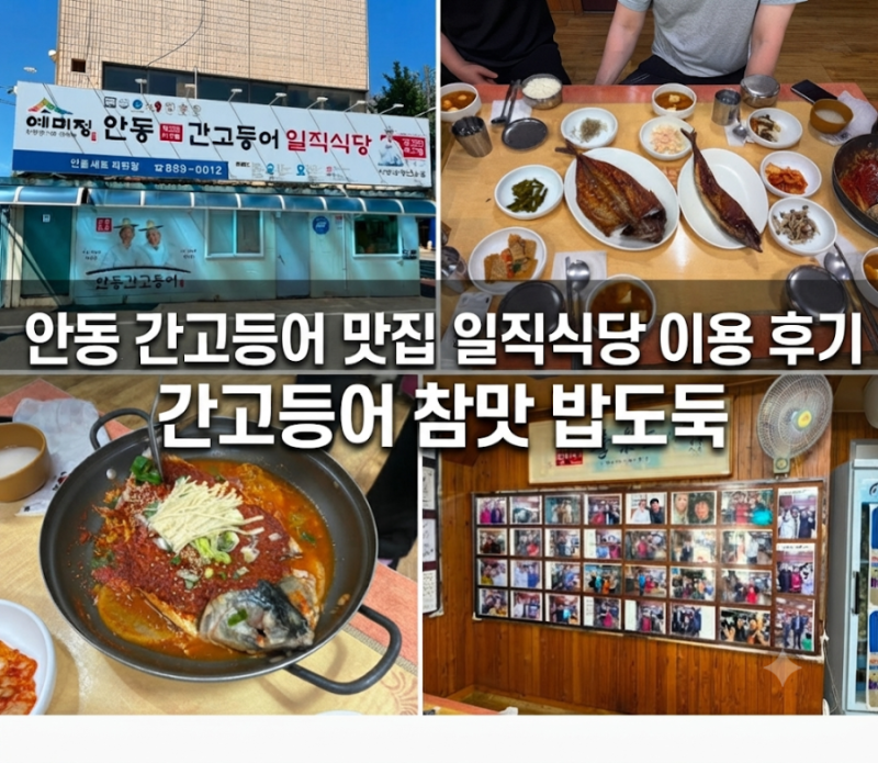 안동 간고등어 맛집 일직식당 본점 이용 후기 간고등어 참맛 밥도둑