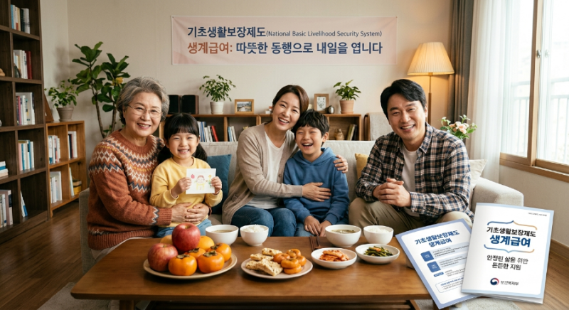 2026년 생계급여 신청 자격 및 가구별 지급 기준 완벽 가이드