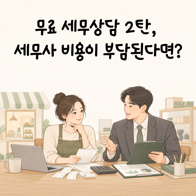 세무상담 2탄, 세무사 비용이 부담된다면? 무료로 도움받을 수 있는 세무지원제도