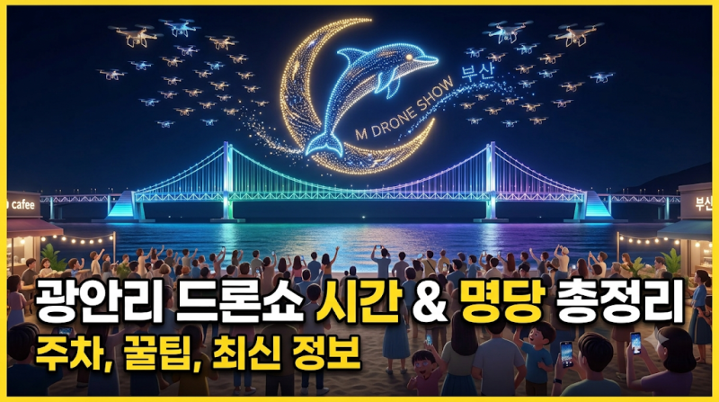 2026 광안리 드론쇼 시간, 명당자리 추천, 주차 및 명당 꿀팁 완벽 정리