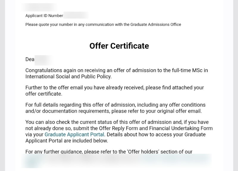 직장인 미국·영국 대학원 지원 후기｜LSE Conditional Offer, Chevening 장학금 탈락까지