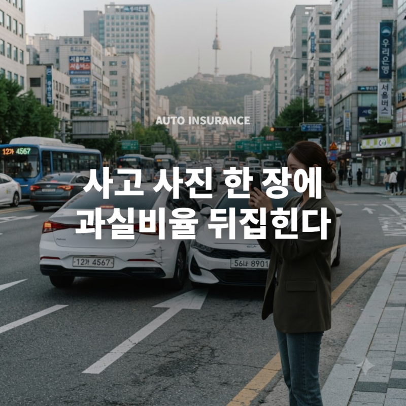 자동차 사고 현장 사진만으로 과실비율을 판단할 수 있을까? 조건과 촬영법