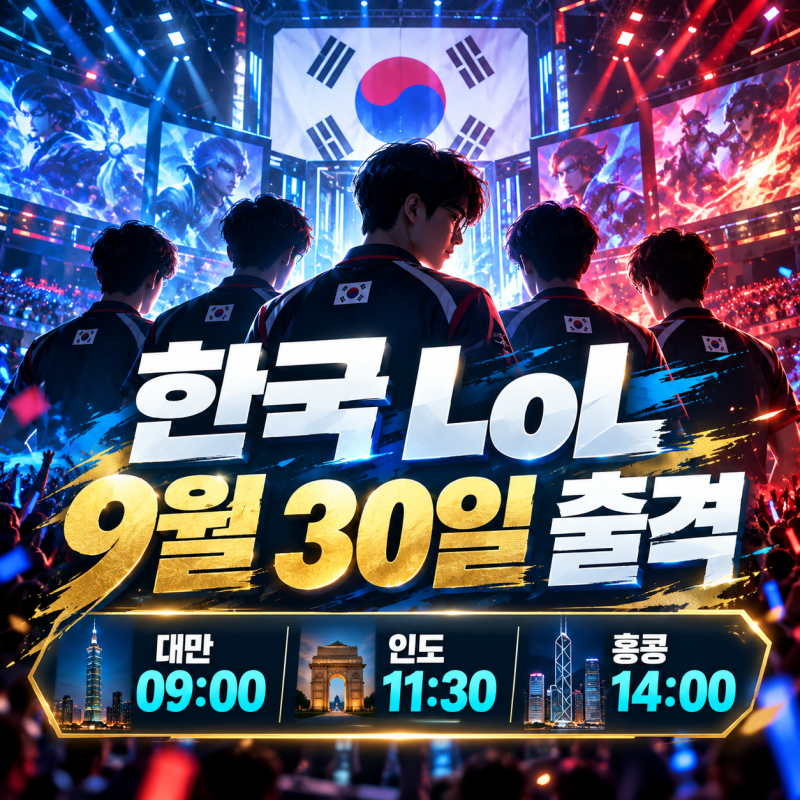 페이커의 아시안게임은 9월 30일부터｜한국 LoL 경기 언제, 어디서 볼까?