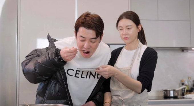 주상욱 차예련 음식 맛과 뽀뽀 채정안 돌직구 "다 봤다"