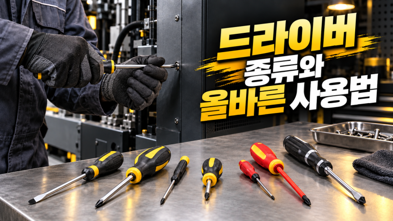 [공구] 드라이버 종류와 올바른 사용법
