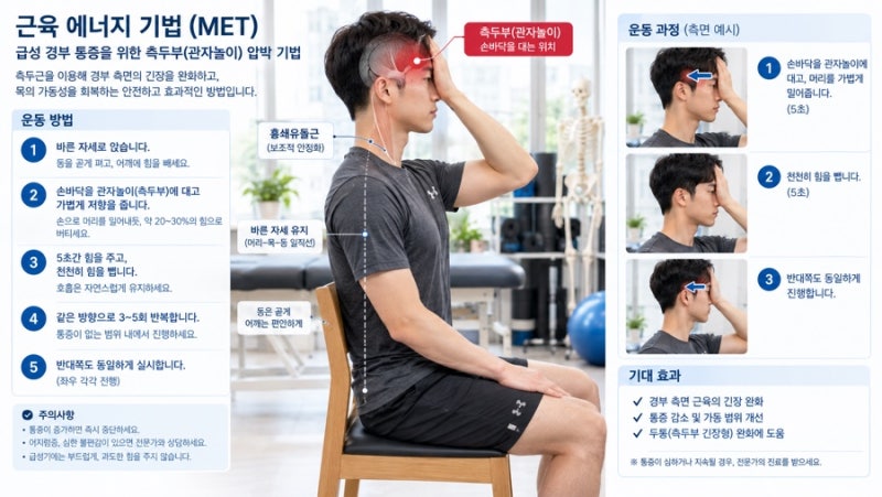 자고 일어났더니 목이 안 돌아갈 때? 억지로 꺾지 마세요! 물리치료사의 급성 목 담 결림 3단....