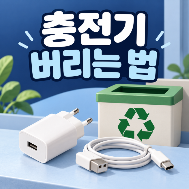 충전기 버리는 법｜일반쓰레기일까, 소형 폐가전일까?
