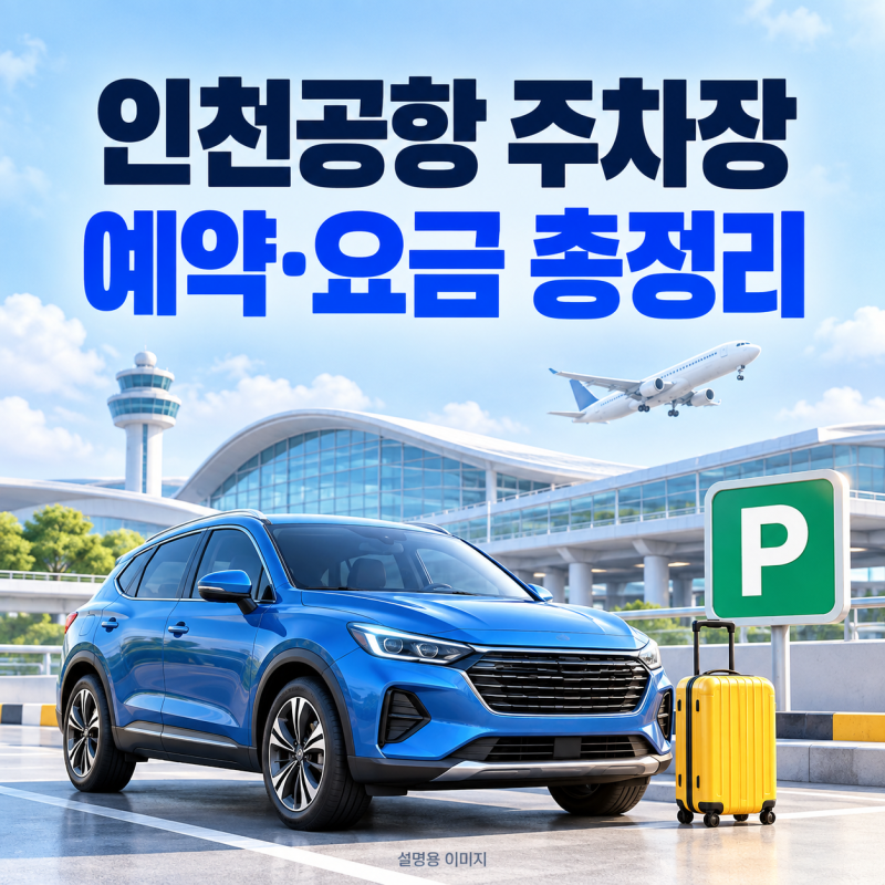 인천공항 주차장 예약방법과 장기주차 요금 총정리
