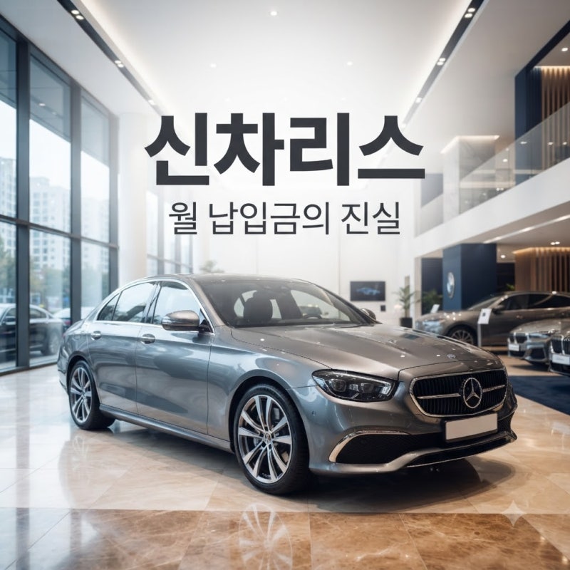 "신차 살까 리스할까?" 월 납입금만 보고 결정하면 놓치는 신차리스의 3가지 진실