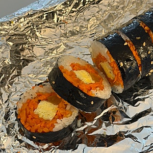 전주 삼천동 당근김밥맛집 오선모옛날김밥 평일웨이팅 후기