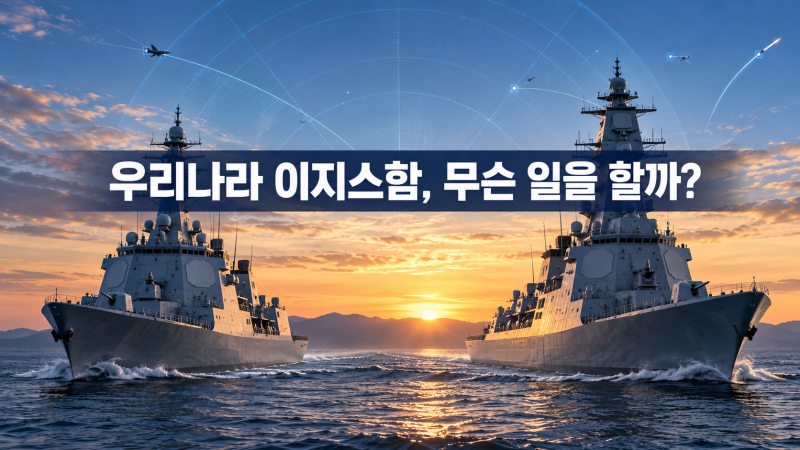 우리나라 이지스 구축함은 무슨 일을 할까? 세종대왕급과 정조대왕급의 차이
