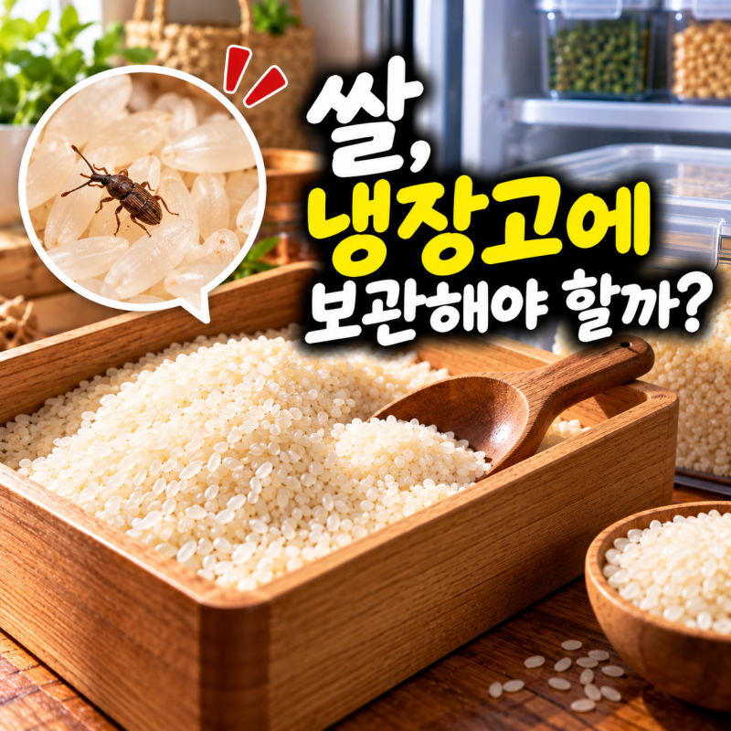 쌀 냉장고에 보관해야 할까?｜쌀벌레 안 생기게 오래 보관하는 법