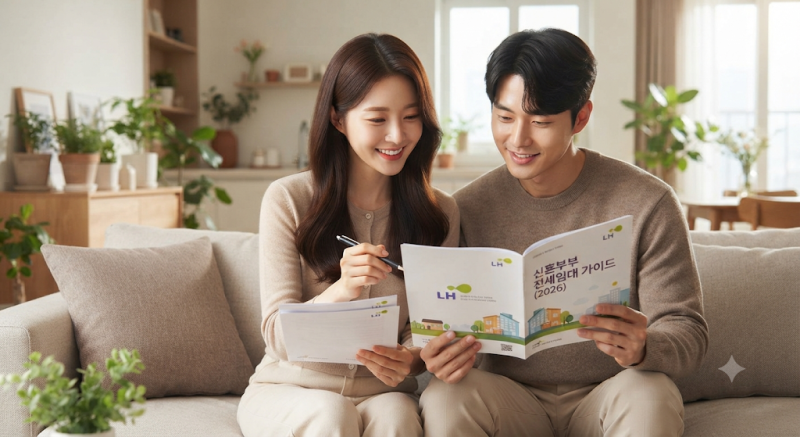 "혼인 7년 이내·맞벌이 부부 주목! LH 신혼부부 전세임대 I·II형 자격 조건 총정리"