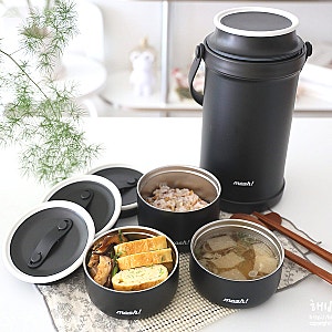 수능 보온도시락 모슈 직장인 도시락통 활용 만점 일체형