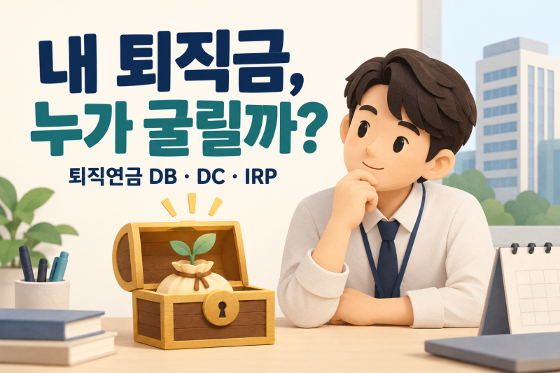 퇴직연금 DB·DC·IRP 차이 총정리｜내 퇴직금, 누가 굴리고 있을까?
