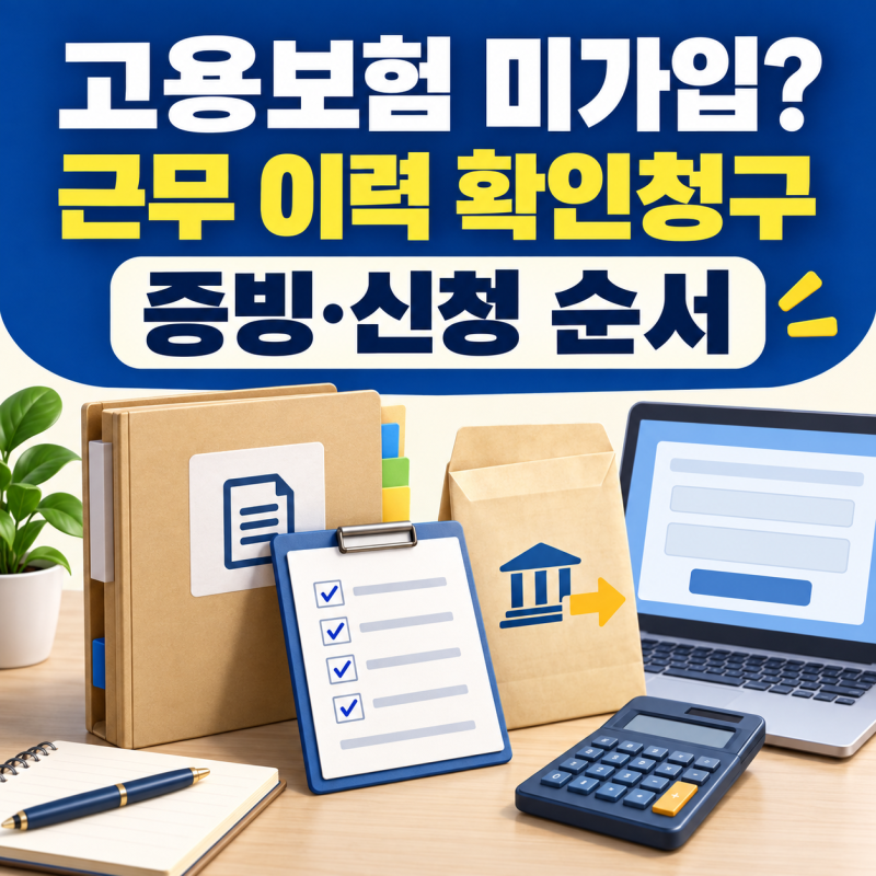 회사가 고용보험에 가입하지 않았다면 실업급여는 포기해야 할까? 근무 이력 확인청구 방법