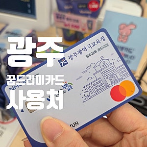 광주 꿈드리미카드 사용처 상무지구 아트박스 주차 문구점