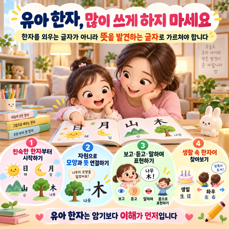 유아 한자 공부, 획순보다 먼저 가르쳐야 할 것이 있습니다