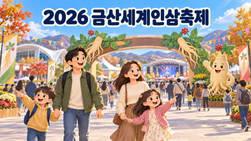 2026 금산세계인삼축제｜일정·입장료·인삼캐기·주차 정보 총정리