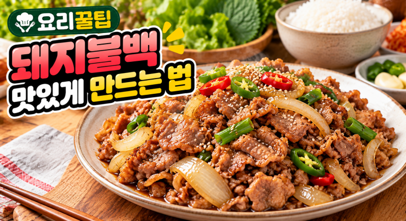[요리 꿀팁]돼지불백 맛있게 만드는 법｜간장양념으로 촉촉하게 볶는 황금레시피 총정리 + 5....