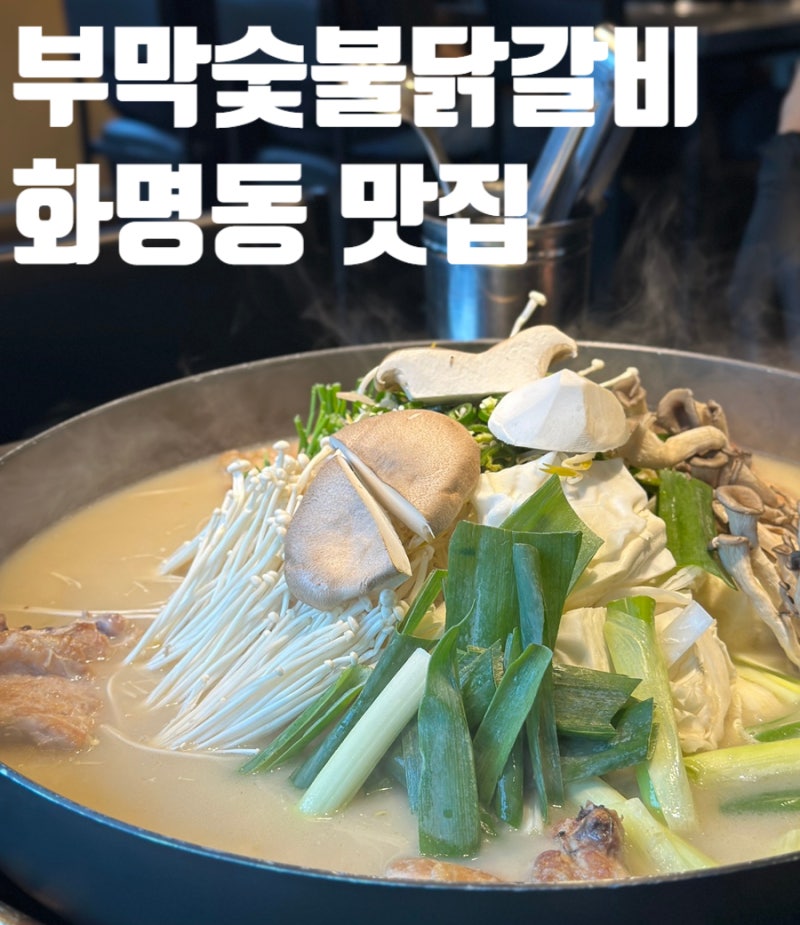 화명동 맛집 닭숯불구이 철판닭수육전골 부막숯불닭갈비 화명점 후기