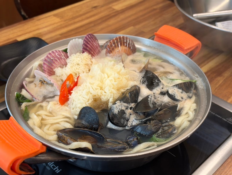 박승광해물손칼국수 파전도 맛있었던 아산 칼국수 맛집 후기!