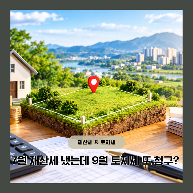 [재산세 & 토지세 총정리] 7월 재산세 냈는데 9월 토지세 또 청구? 이중과세 논란과 구청 문의....