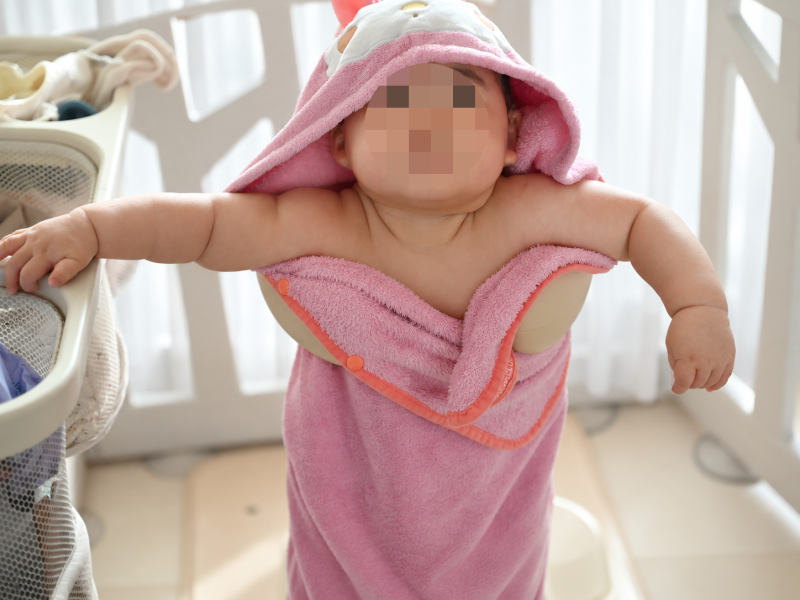 아기 목욕타올 몇 장 필요할까? 쌍둥이 키우며 써본 후드형·사각형 차이