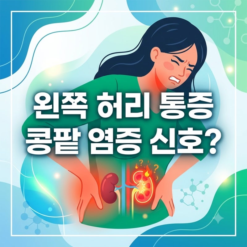 갑작스러운 엄마의 왼쪽 허리 통증, 응급실 갔더니 콩팥 염증? 신우신염 증상과 원인 총정리
