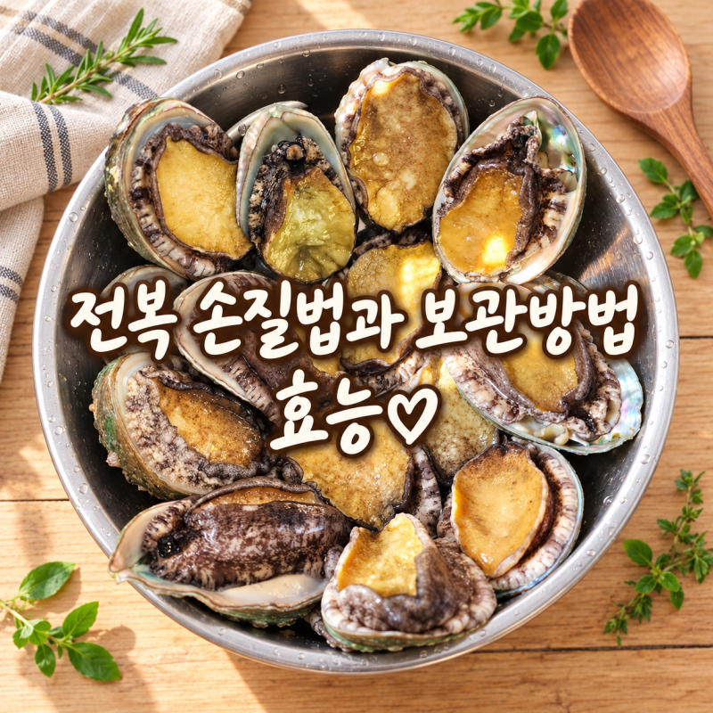 전복 손질법부터 보관법까지 전복 효능도 알아봐요