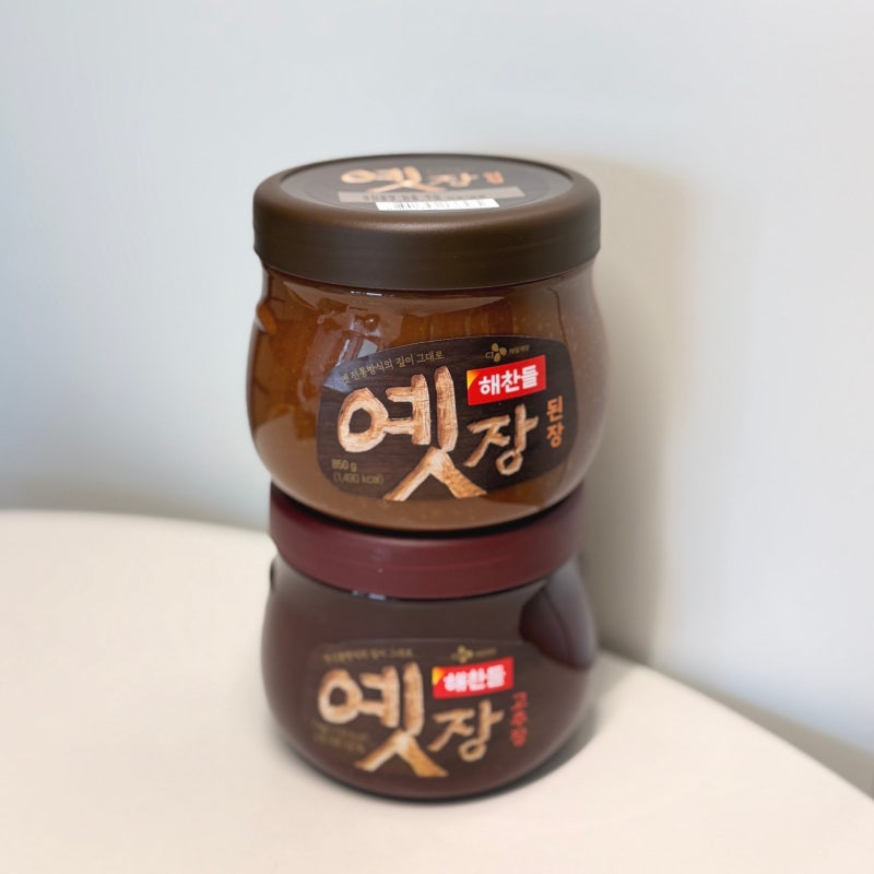 해찬들 옛장 맛있는된장 고추장 된장찌개 레시피 추천