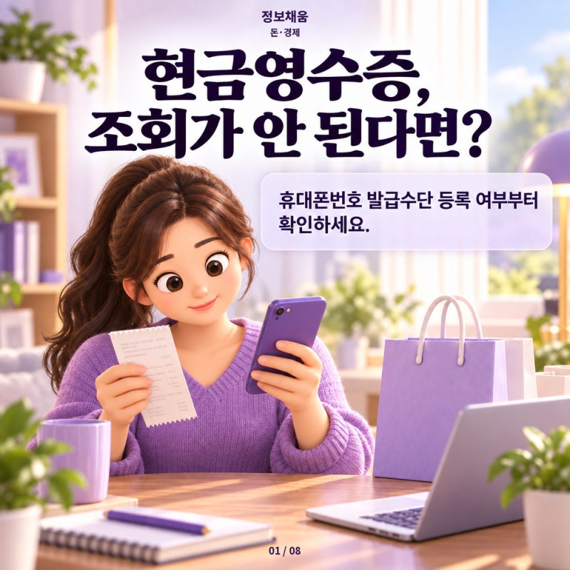 현금영수증을 받았는데 조회가 안 된다면?｜발급수단 등록부터 확인