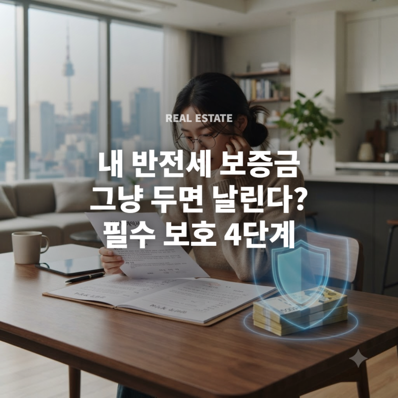 반전세 보증금 보호 방법 4단계, 소액임차인 최우선변제와 보증보험 가이드