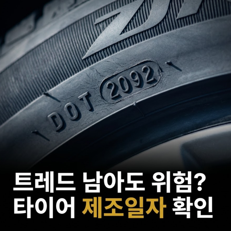타이어 마모한계선 봤다고 안심? 교체 주기 km수 따로 있다