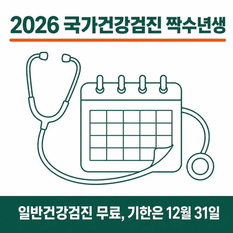 2026 국가건강검진 대상자 조회 무료 항목 6대 암검진 총정리