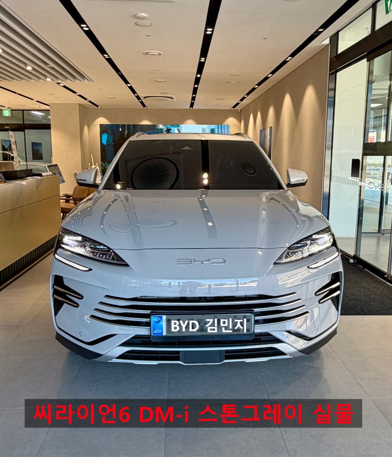 [출고 후기] BYD 씨라이언6 DM-i 스톤그레이 실물 인도! 가성비 PHEV인 이유