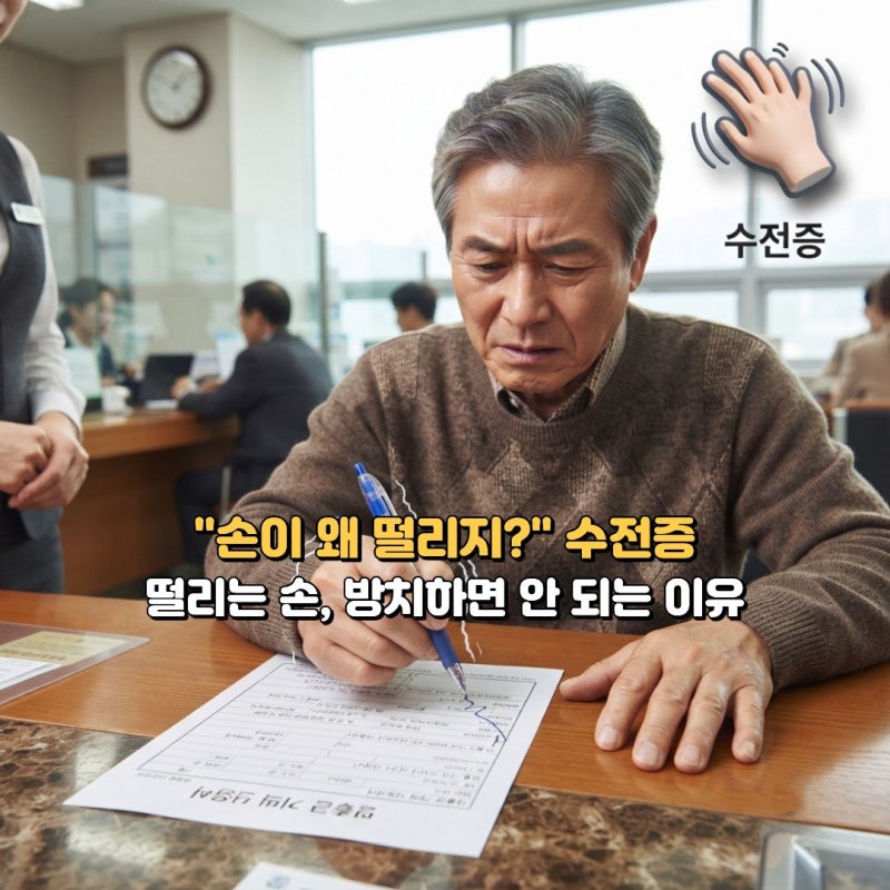 수전증 원인과 치료, 본태성 수전증 vs 파킨슨병 차이점, 손 떨림 심하다면?