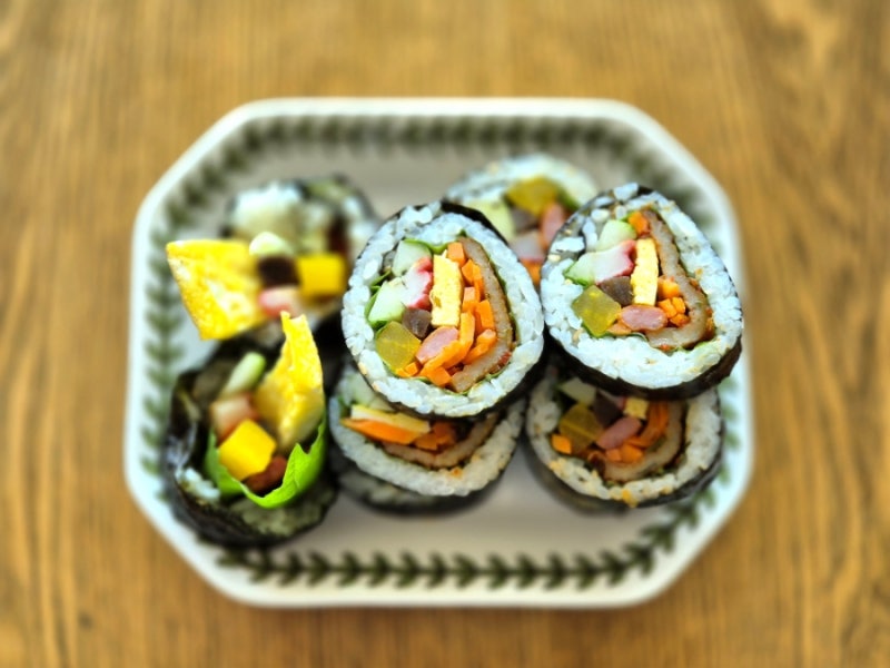 집김밥 만들기 : 사 먹는 김밥이 질릴 때! 매콤어묵김밥,,