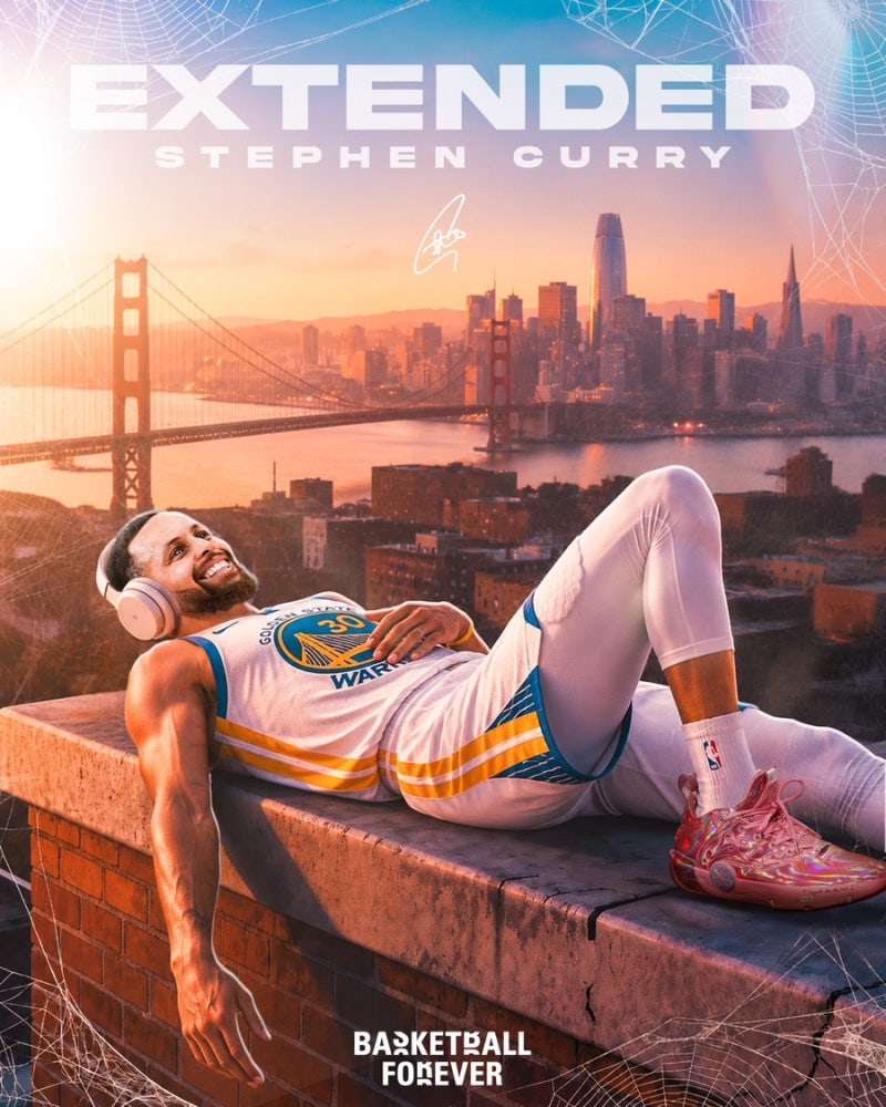[NBA] 워리어스로 시작해, 끝도 워리어스! 스테픈 커리, 2년 116밀에 사인, 페이컷도 감수했다!