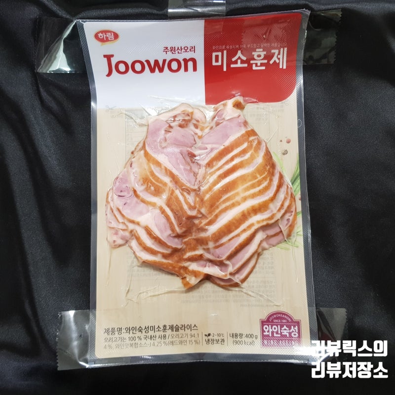 하림 주원산오리 와인숙성 훈제 슬라이스 400g 칼로리 영양정보 가격 맛평가