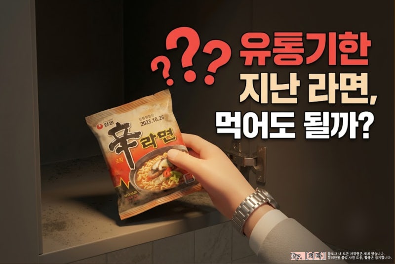 유통기한 지난 라면 먹어도 될까? 한 달 3개월 6개월 1년