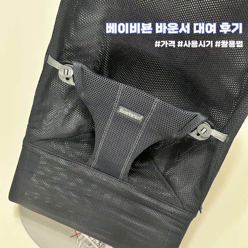 5개월 아기 베이비뵨 바운서 내돈내산 대여 후기 | 뉴본 졸업 후???(금액, 대여시기, 활용법)