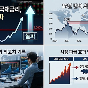 [2026 최신] 미국 10년물 국채 금리 5% 돌파｜미국 국채 투자 방법 3가지와 금리 인상기 필수 주....
